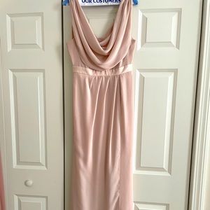 ASOS Design Bridesmaid cowl front maxi dress